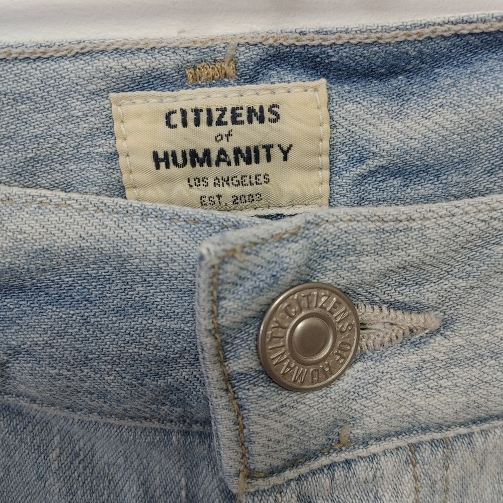 Citizens Of Humanity Cora Crop Relaxed Shadow Inseam Jeans 25 - Picture 5 of 15